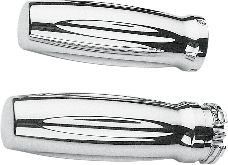 Chrome Billet Grips - Millennium