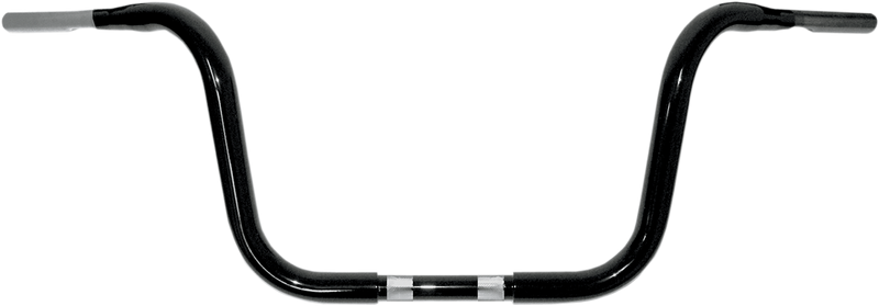 1-1/4" Buffalo Touring Handlebar - 10" - TBW - Black