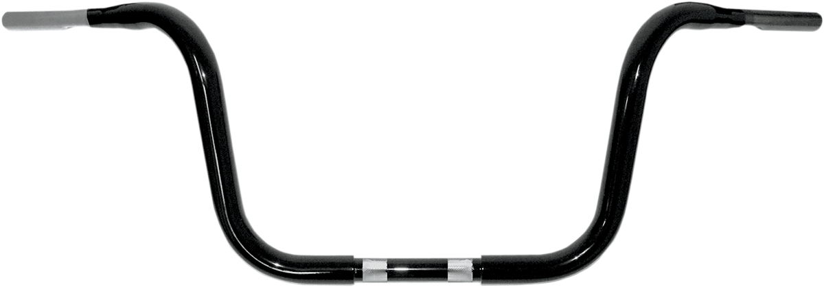 1-1/4" Buffalo Touring Handlebar - 10" - TBW - Black
