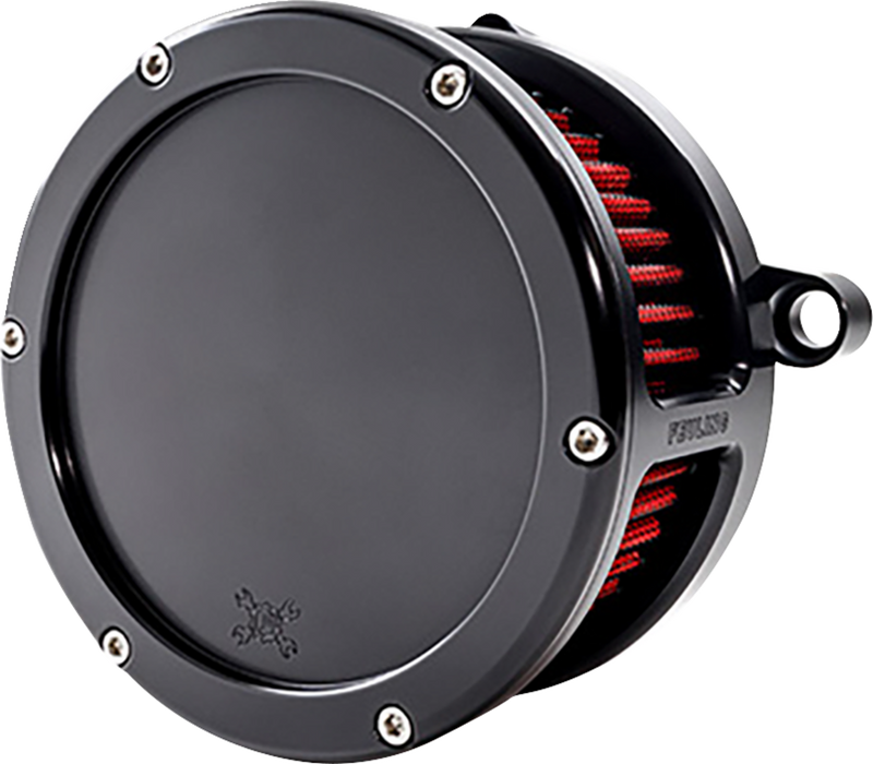 BA Air Cleaner Kit - Black with Red Filter - M8