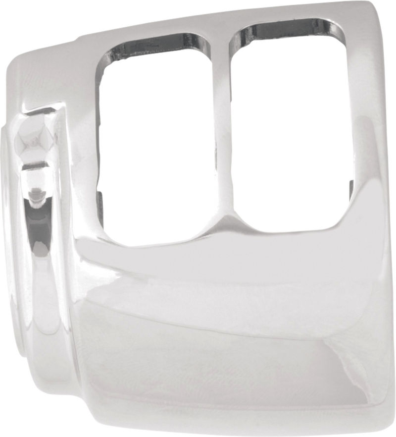 Handlebar Switch Housing Kit - Right - Upper - Smooth - Chrome