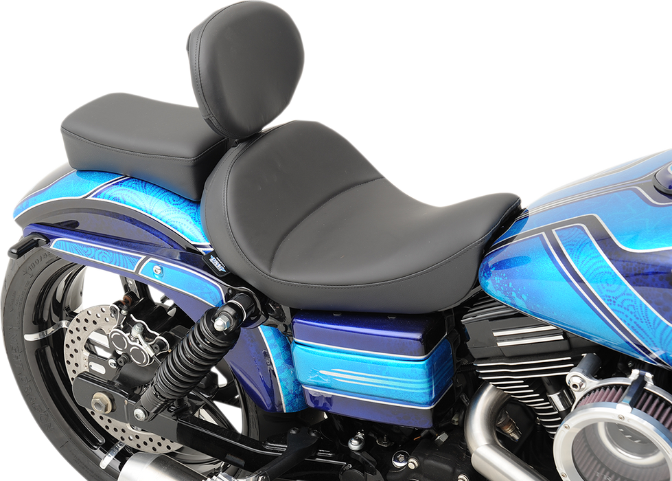 Solo Seat - Mild Stitched - Driver's Backrest - FXD/FLD '06-'17