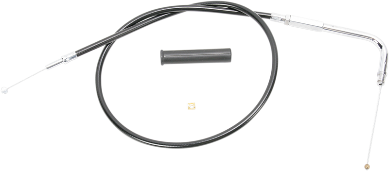 Black Vinyl Throttle Cable - 39-1/2"