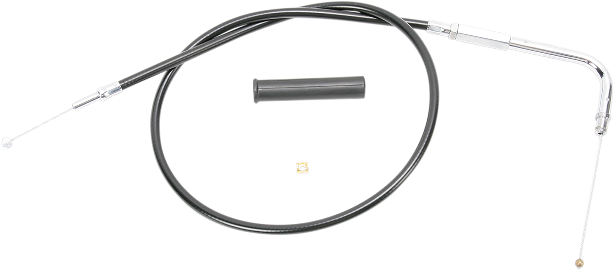 Black Vinyl Throttle Cable - 39-1/2"