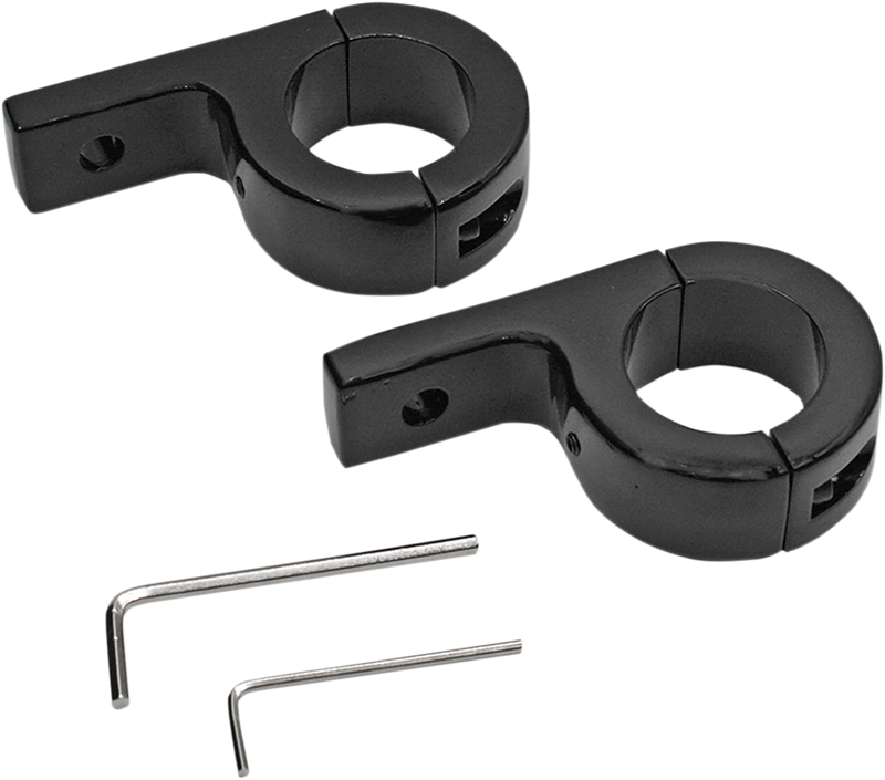 Mount Kit for 1-1/4" Tube - Gloss Black