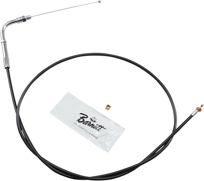 Black Vinyl Throttle Cable - +6" Size - 41" Length