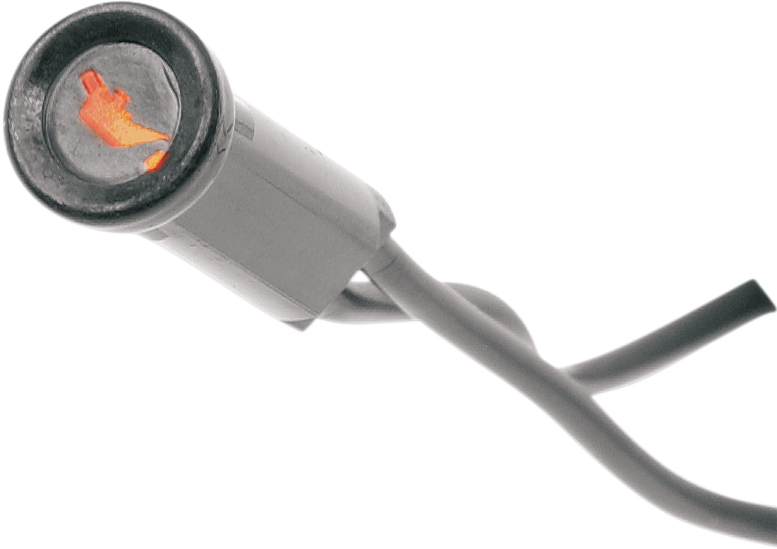 Snap-In Indicator Light - Oil Indicator - Black Bezel