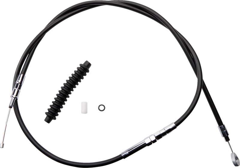 High-Efficiency Black Vinyl Clutch Cable - 62-11/16"