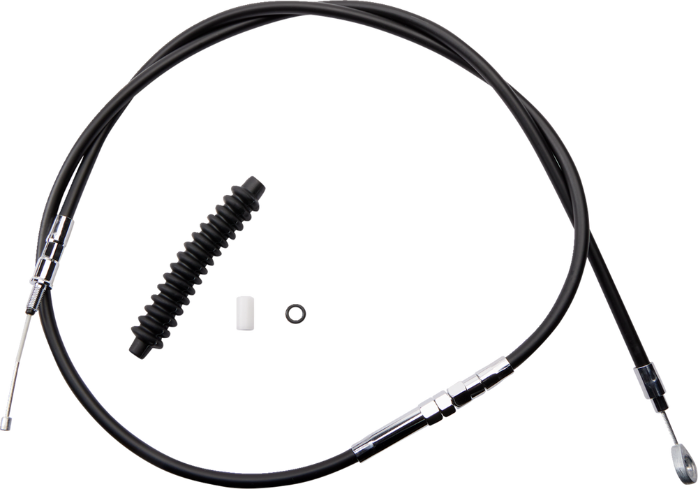 High-Efficiency Black Vinyl Clutch Cable - 62-11/16"