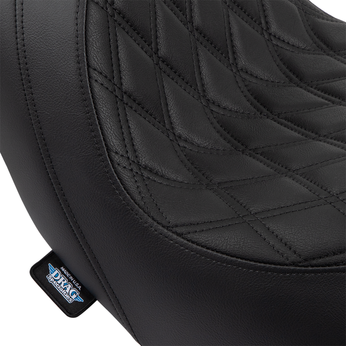 Predator Seat - Double Diamond w/ Black Sitching - Vinyl - FLSB/FXLR '18-'23