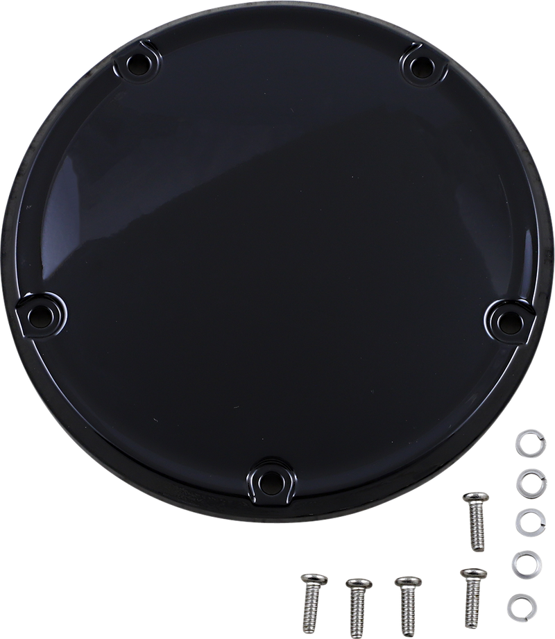 Derby Cover - Gloss Black - 5 Hole - '18-'25 Softail
