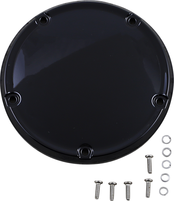 Derby Cover - Gloss Black - 5 Hole - '18-'25 Softail