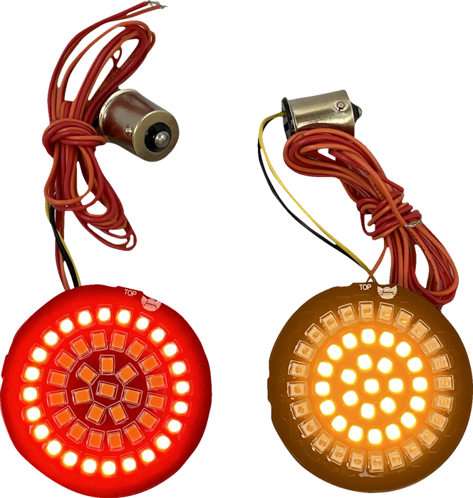 Bullet Rear Turn Signal - 1156 - Amber Lens
