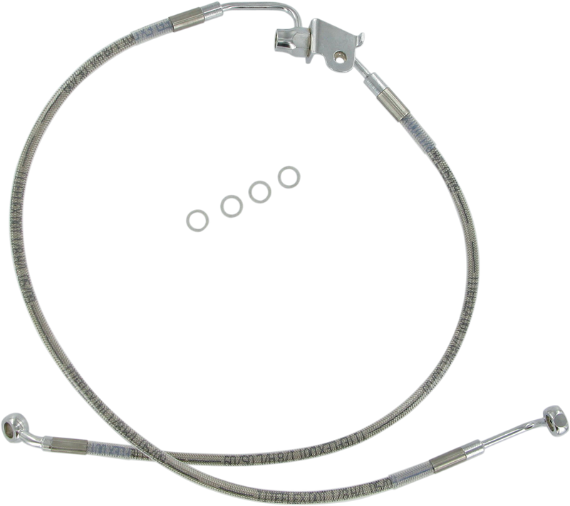 Brake Line - Rear - Stainless Steel