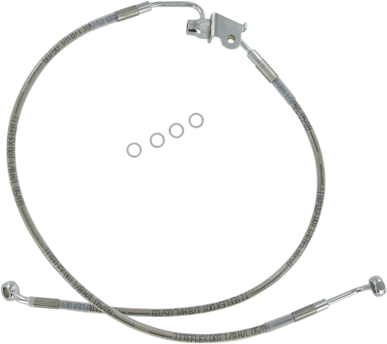Brake Line - Rear - Stainless Steel