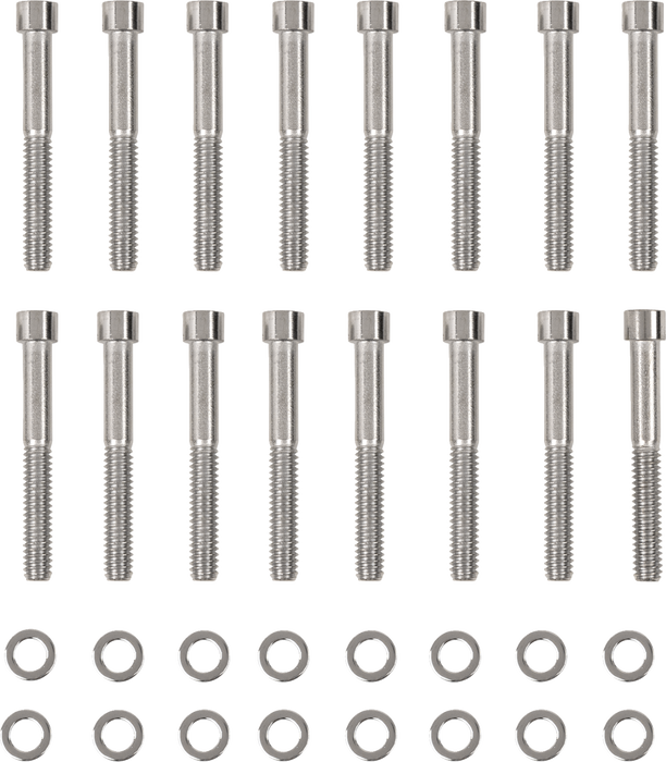Bolt Kit - Primary Cover - Smooth - Chrome - Sportster