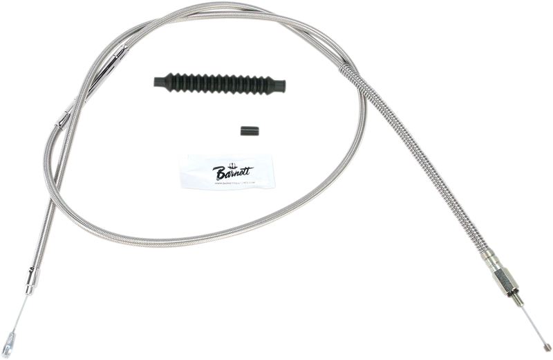 High-Efficiency Stainless Steel Clutch Cable for Harley-Davidson - +12" - '89-'06 Touring