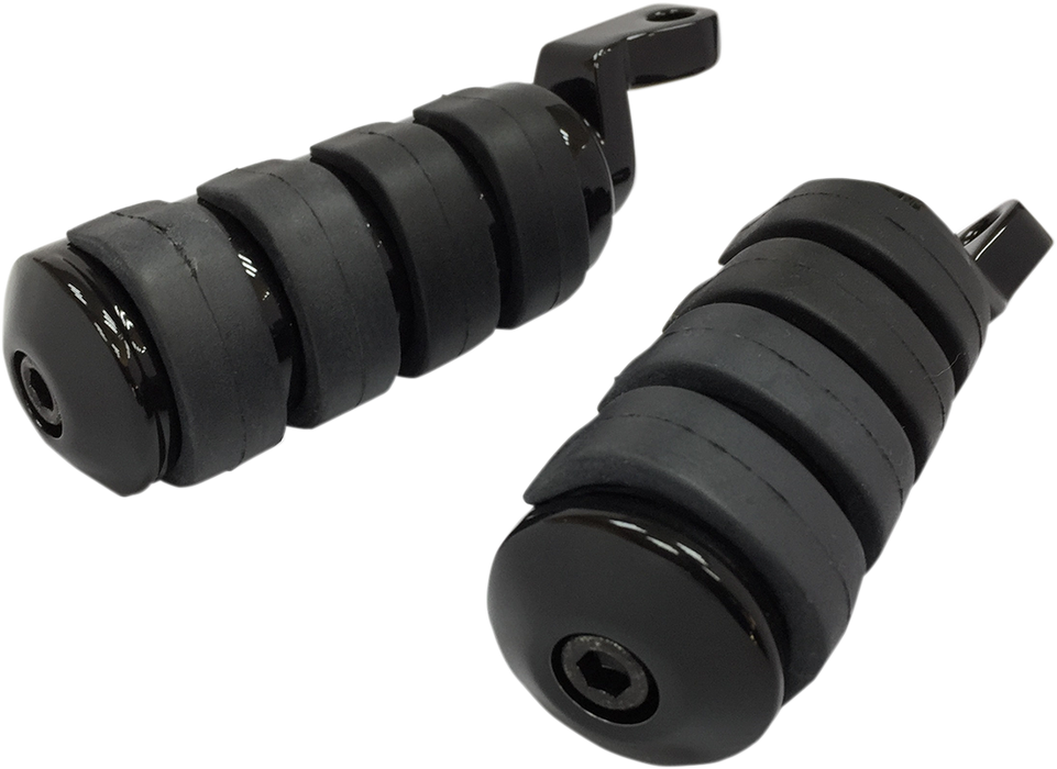 Soft Ride Foot Pegs - Large - Black - FL/FX