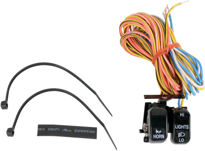 Handlebar Switch Kit - Dimmer/Horn - Black