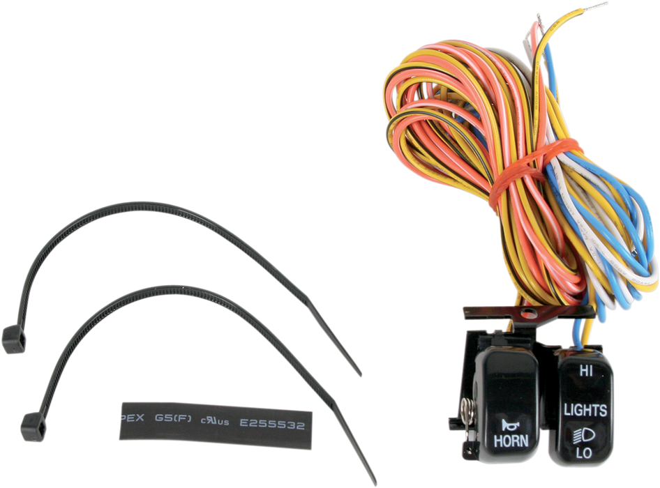 Handlebar Switch Kit - Dimmer/Horn - Black