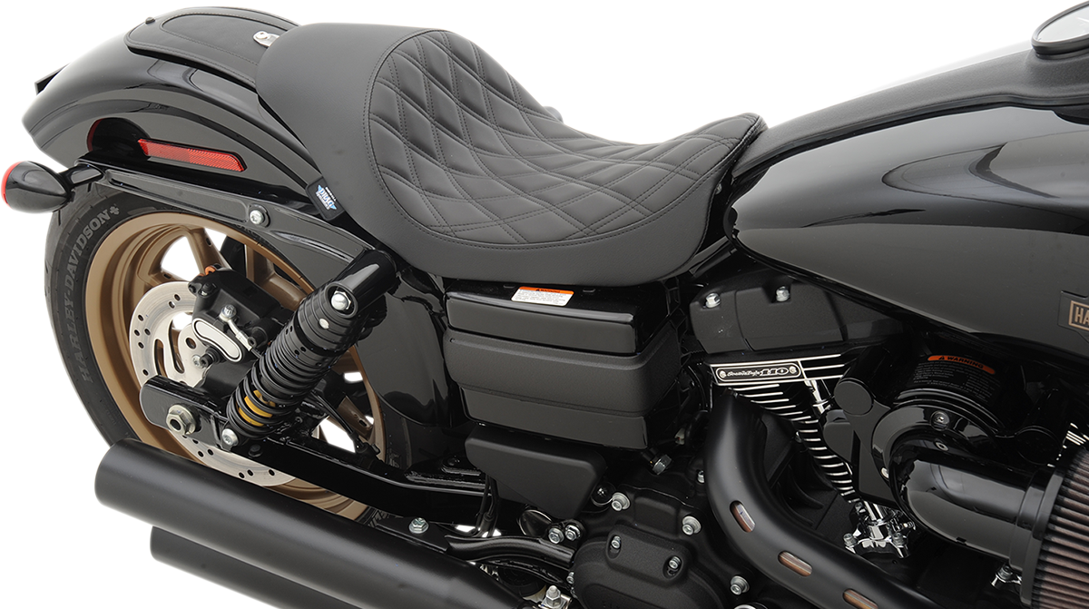 3/4 Solo Seat - Low - Diamond Stitch - FXD/FLD '06-'17
