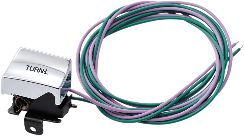 Handlebar Switch Kit - Left-Side - Turn Signal - Chrome