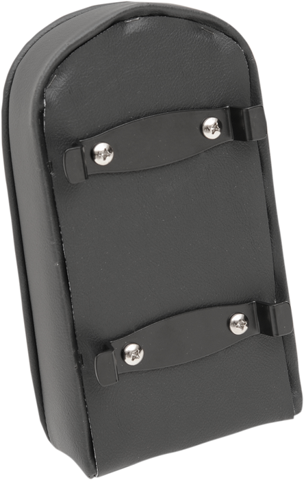Sissy Bar Pad - Tall - Pillow W/Piping - Black
