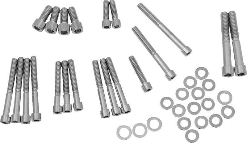 Bolt Set - Cam/Crankcase/Sprocket Cover - Socket-Head/Smooth - Sportster