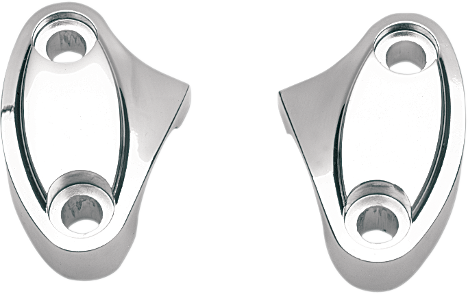 Handlebar Riser Clamp - Two-Piece - Black