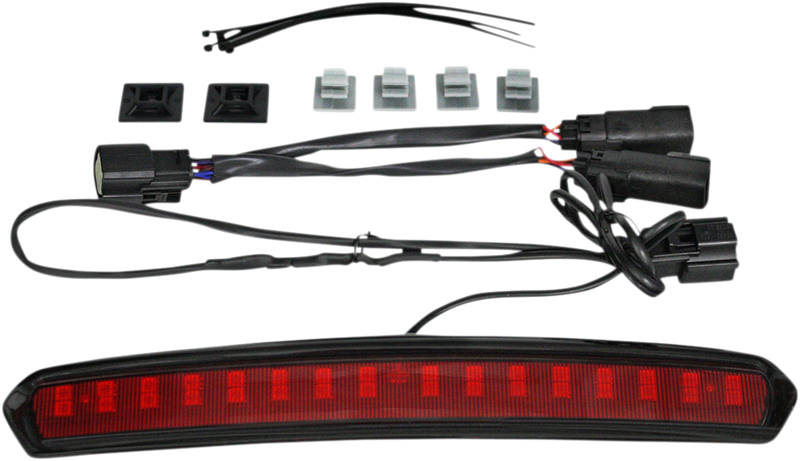 Tour Pack Lid Light - Black/Red