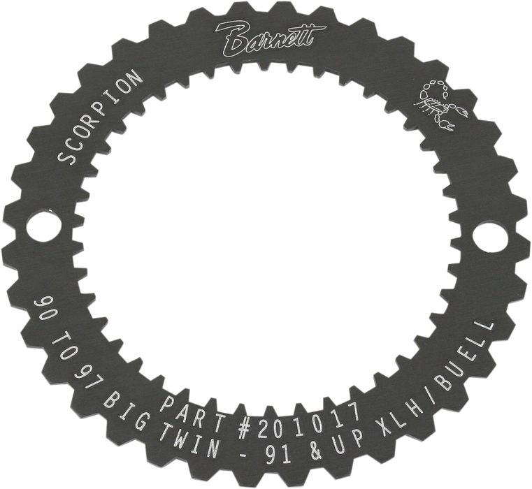 Lock Plate - Clutch Basket - Scorpion - '71-'83 XL/'86-'89 FXR/Softail/Touring