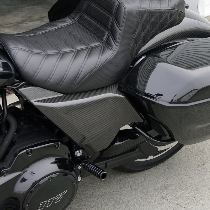 Street Glide Carbon Fiber Side Cover Install 