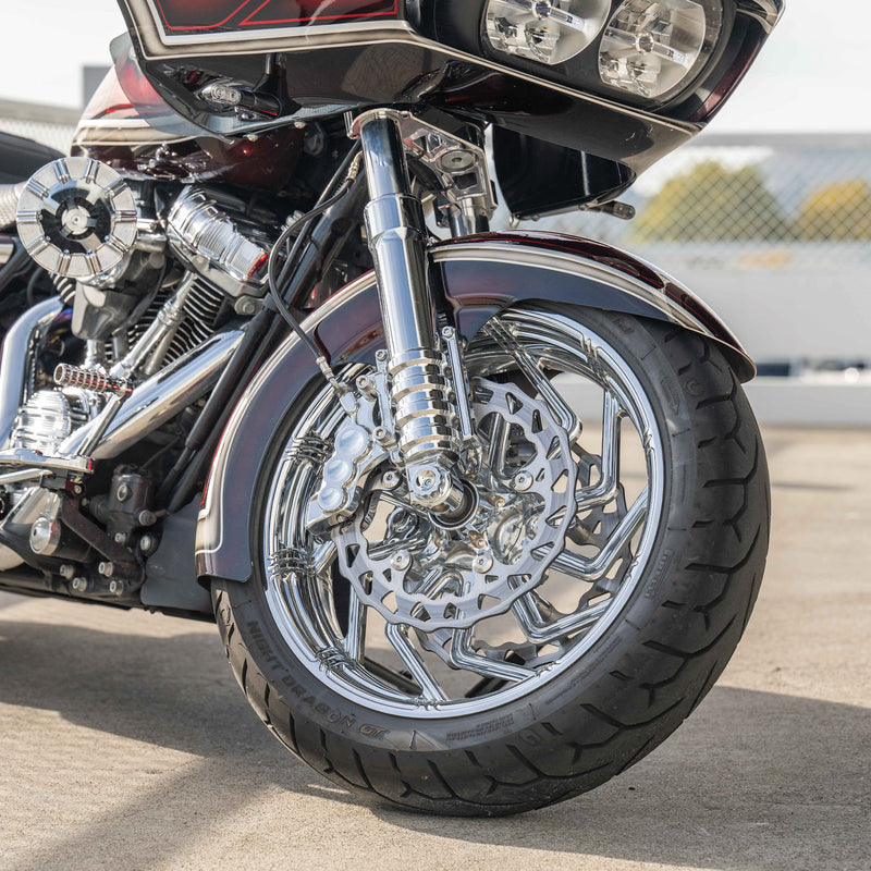 Method® "No Flex" Fork Legs, Chrome