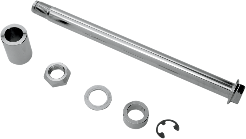 Axle Kit - Rear - Chrome - '08-'17 Softail