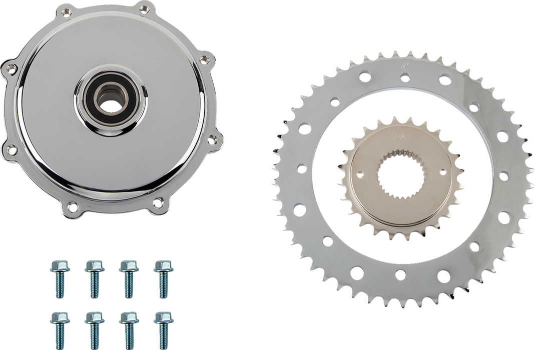 Conversion Sprocket Kit - Chrome - '09-'16