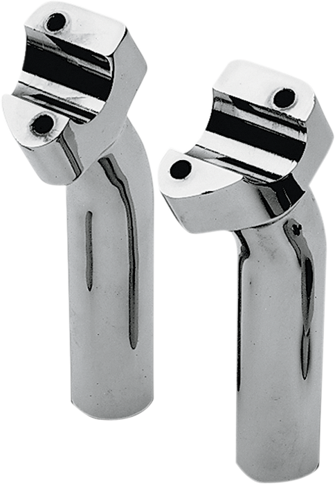 Buffalo Billet Aluminum Handlebar Risers - 5-1/2" - Chrome