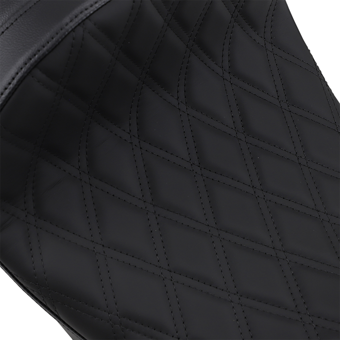 Forward Low Solo Seat - Diamond - Black Stitching - FL '08-'23