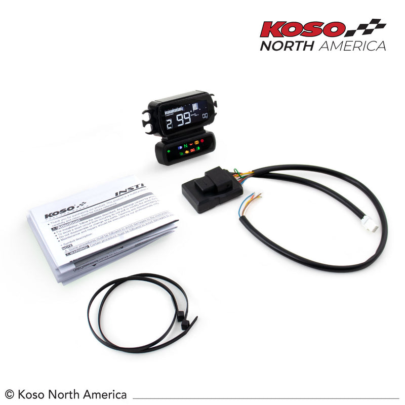 Koso D2 multifunction HUD gauge ('04-'24 Models)