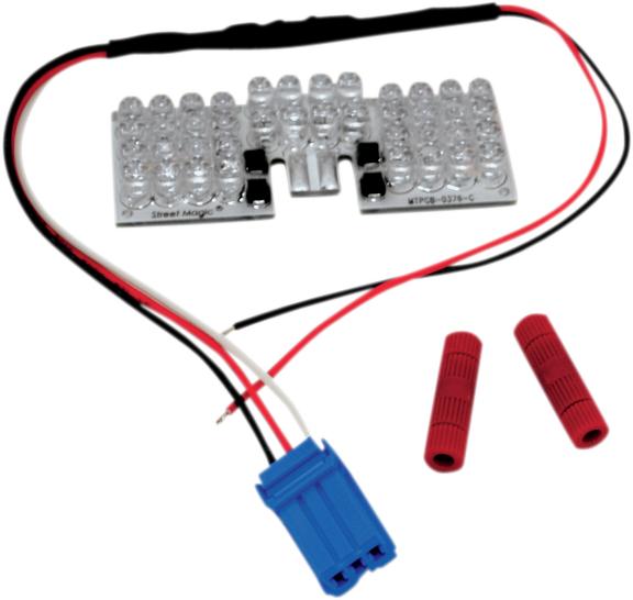 LED Fender Tip Boards - Red Dual-Intensity