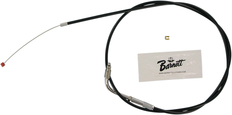 Black Vinyl Throttle Cable - +6" Size - 41" Length