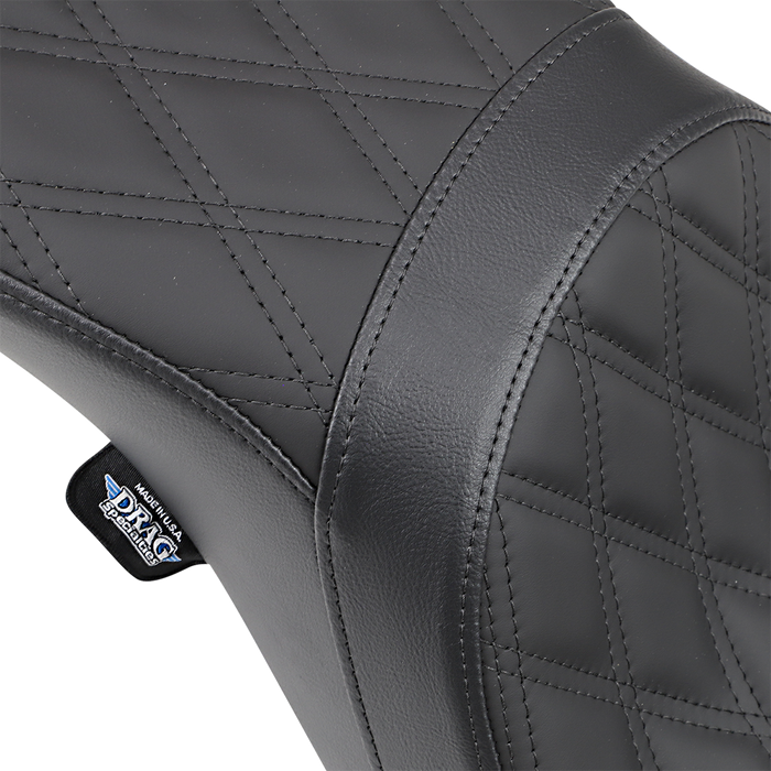 Predator 2-Up Seat - Double Diamond - Black - FX/FL '06-'17