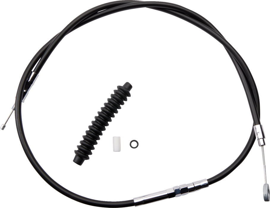 High-Efficiency Black Vinyl Clutch Cable - 59-3/4"