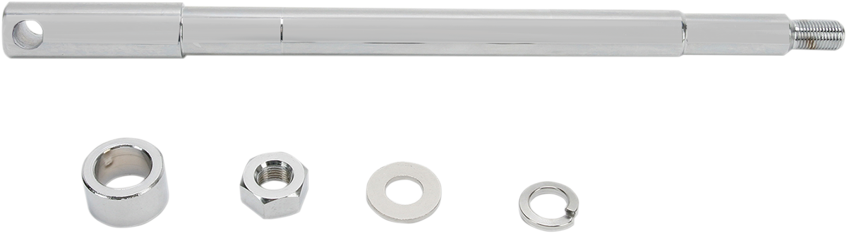 Axle Kit - Front - Chrome - '73-'83 Electra Glide/Wide Glide