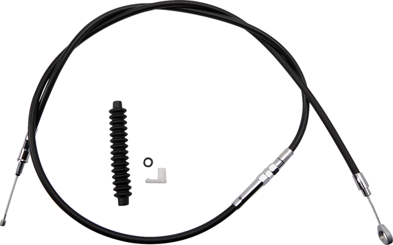 High-Efficiency Black Vinyl Clutch Cable - 66-11/16"