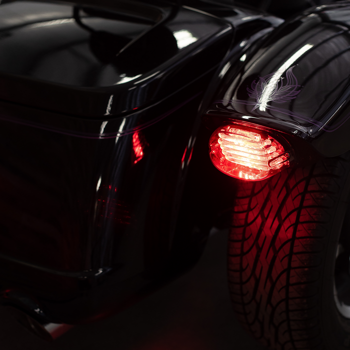 Taillight - without License Plate Illumination Window - Smoke