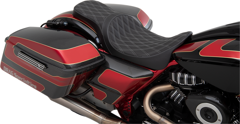 Predator 2-Up Seat - Double Diamond - Silver Stitching - FL '08-'23