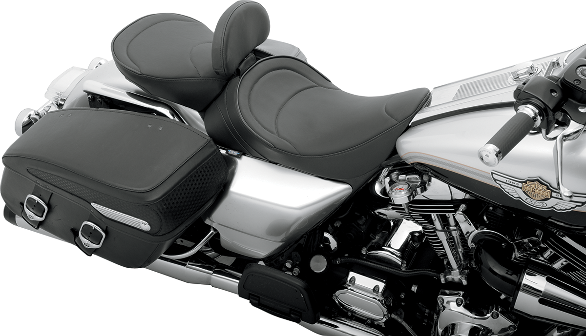 Solo Seat - Mild Stitched - Driver Backrest - FLH '97-'07