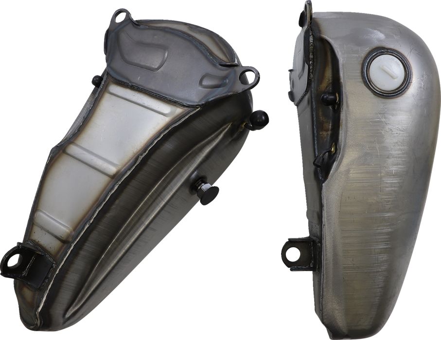 Fat Bob Style Gas Tanks - Flatside - 5 Gallon