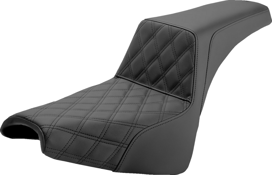 Step-Up Seat - Front Lattice Stitch - Black - FX '18-'24