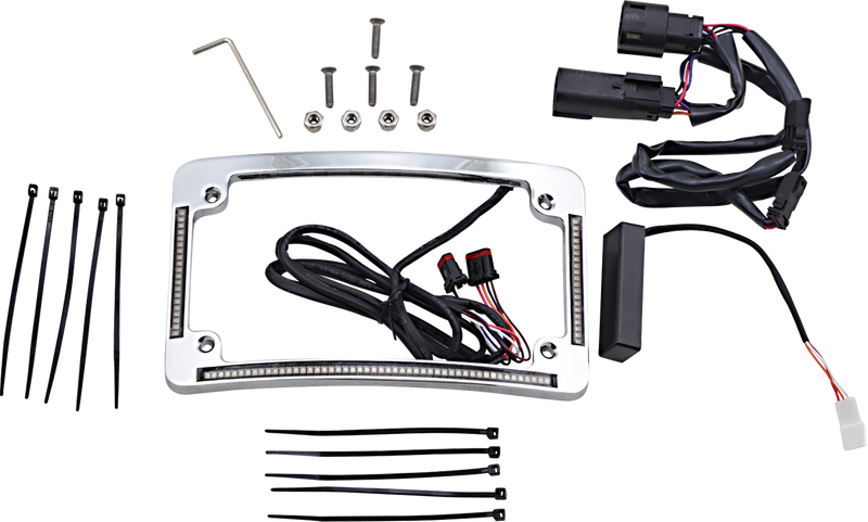 Radius License Plate Frame - Chrome